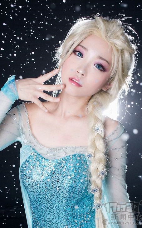 H031 Frozen Elsa  wig
